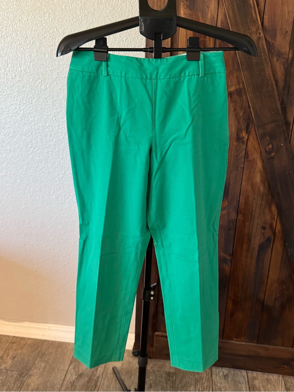 Talbots Emerald Cropped Slim Ankle Pants